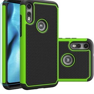MDCN for Moto e (2020) Case, Motorola E (2020) Case with HD Screen Protector,